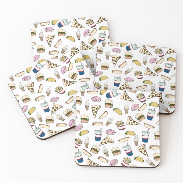 Item preview, Fast Food Cheat Day, Junk Food Illustration, Burger, Pizza, Tacos, Ice Cream designed and sold by KimMarshall.