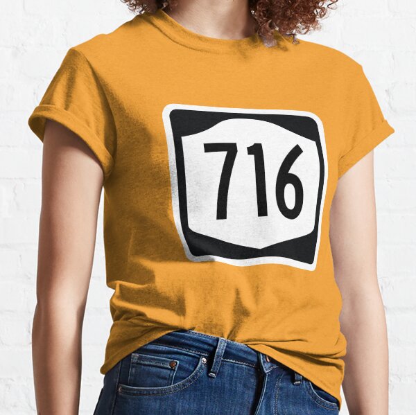 New York State Route 716 (Area Code 716) Classic T-Shirt