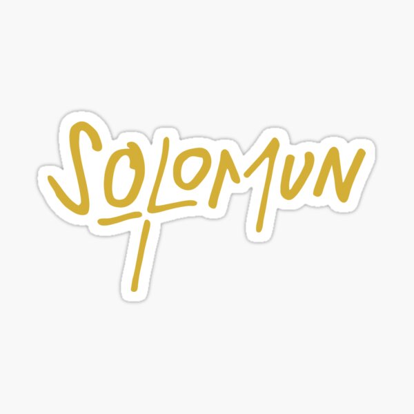 3 de Solomun Pegatina
