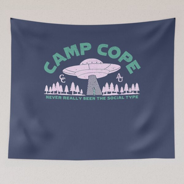 Item preview, Camp Cope UFO never really been the social type  designed and sold by Baker189.