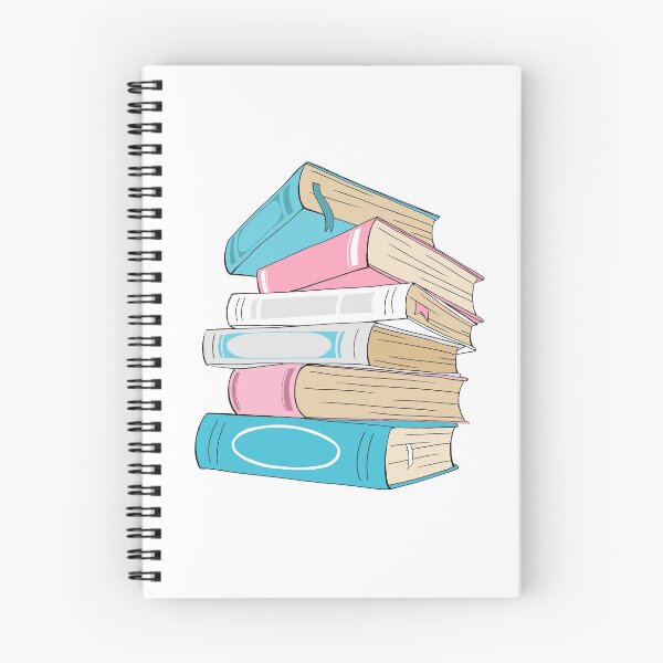 Item preview, Trans Pride Book Stack designed and sold by Kelsee Meier-Evans.