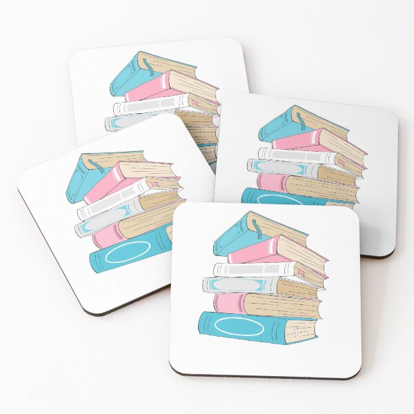 Item preview, Trans Pride Book Stack designed and sold by Kelsee Meier-Evans.