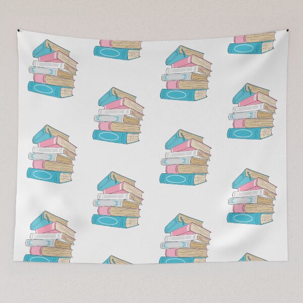 Item preview, Trans Pride Book Stack designed and sold by Kelsee Meier-Evans.