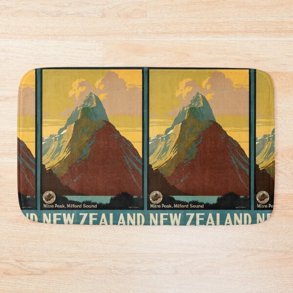Item preview, New Zealand vintage travel poster designed and sold by stickart-marek.