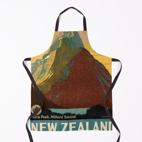 Item preview, New Zealand vintage travel poster designed and sold by stickart-marek.