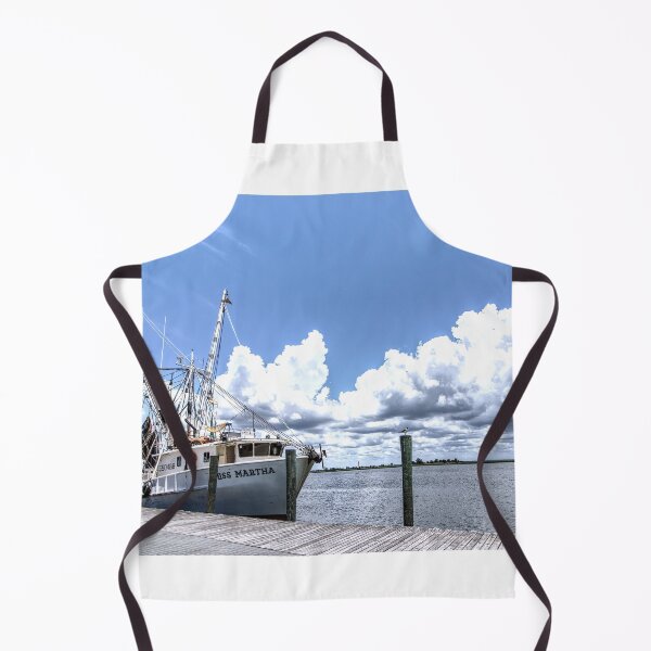 Item preview, Shrimp boat docked at the pier in Apalachicola Florida USA designed and sold by Crobin1961.