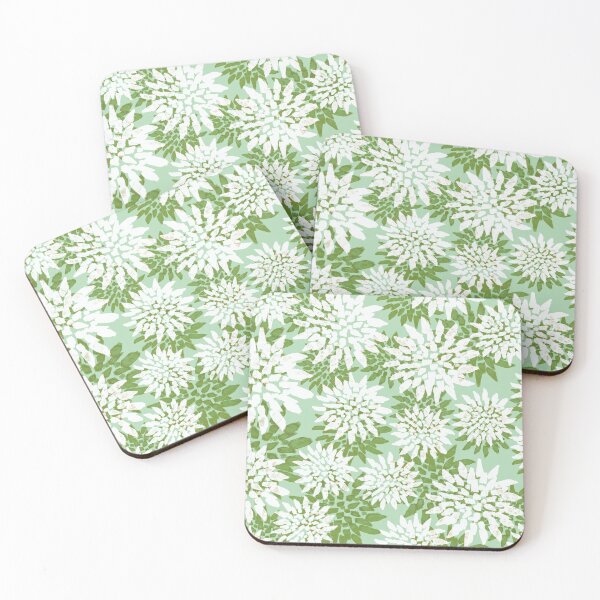 Item preview, Pale Green Petals - Digitally Illustrated Abstract Flower Pattern for Home Decor, Clothing Fabric, Curtains, Bedding, Pillows, Upholstery, Phone Cases and Stationary designed and sold by cherdoodles.