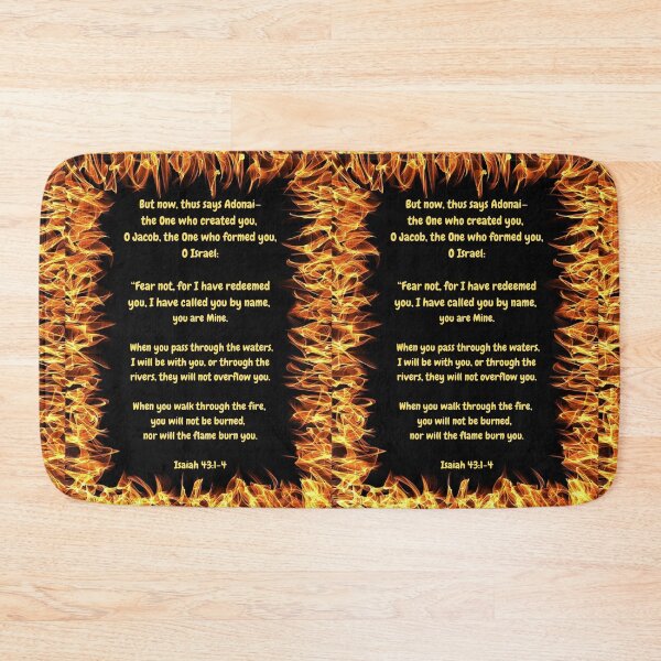 Item preview,  Bible Verse Isaiah 43 Fear Not bible verse designed and sold by whitedove457.