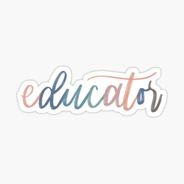 Educator - pastel Sticker