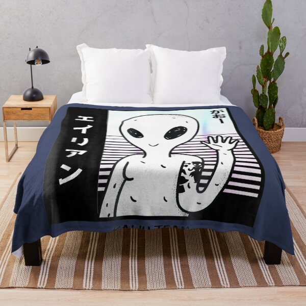 Item preview, Cool Japanese Kaiju Streetwear UFO Alien Shirt designed and sold by Baker189.