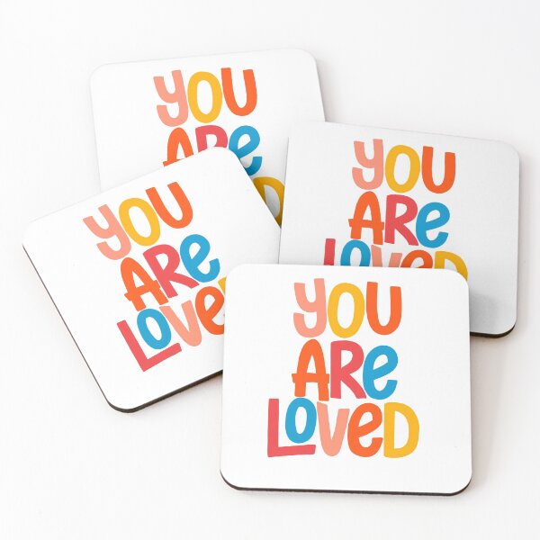 Item preview, you are loved- rainbow quote designed and sold by ashleysgrotto.
