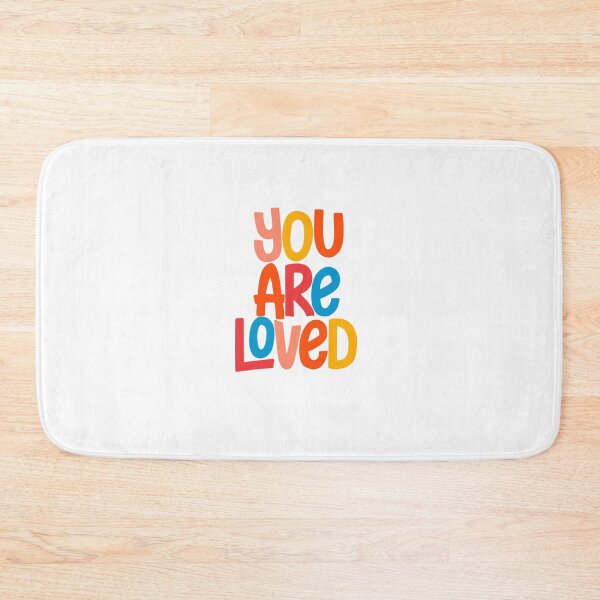 Item preview, you are loved- rainbow quote designed and sold by ashleysgrotto.