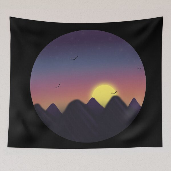 Item preview, Sunset Mountain  designed and sold by StickieBits.