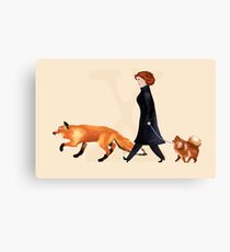 Fox & Dana Canvas Print