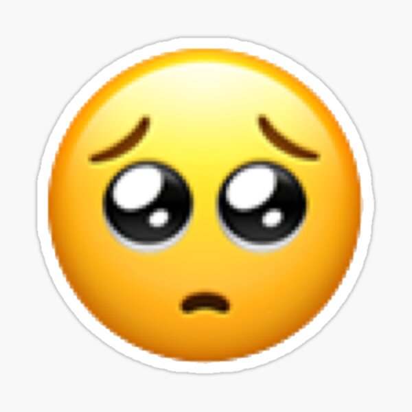 Emoji tímido Pegatina