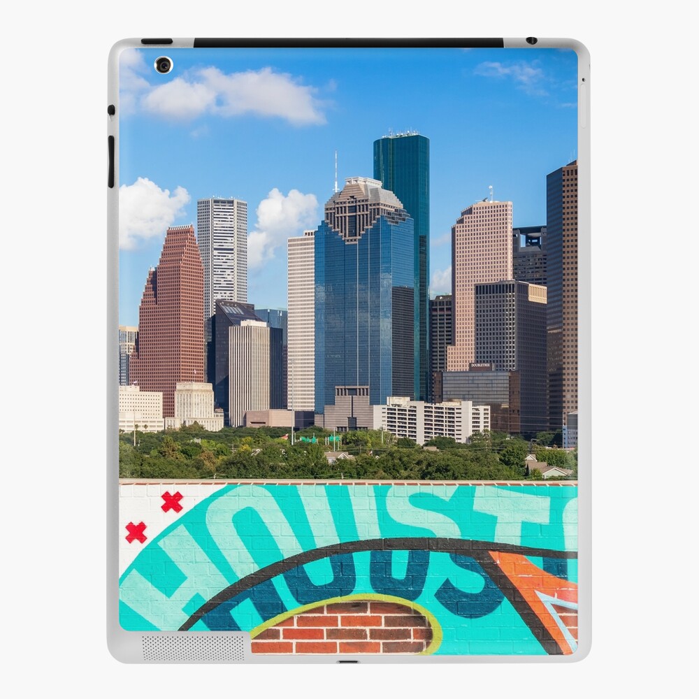 Houston skyline with Minute Maid Park Poster for Sale by Raul Cano