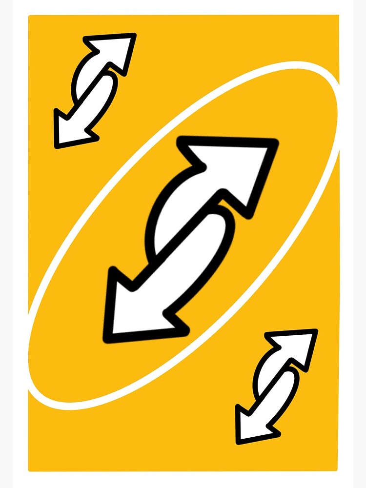 "UNO Reverse Card" Canvas Print for Sale by cassielou | Redbubble