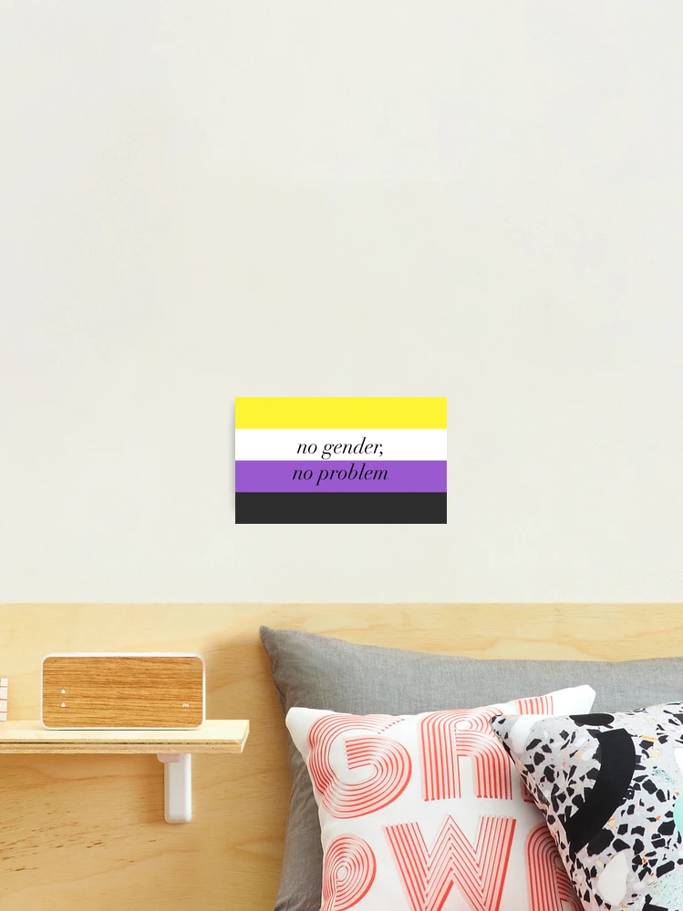 Thumbnail 2 of 3, Photographic Print, Nonbinary Pride Flag designed and sold by httpsgm.