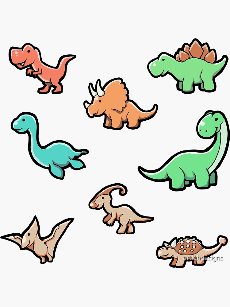 Cute Dinosaur Sticker | Dino Mushroom Hat | Dinosaur Vinyl Sticker | Dino  Decals | Cute Vinyl Stickers | Vinyl Stickers | Die Cut Sticker