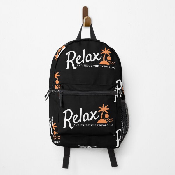 Item preview, Relax and Enjoy The Unfolding - White Font | Law of Attraction designed and sold by RonVivero.