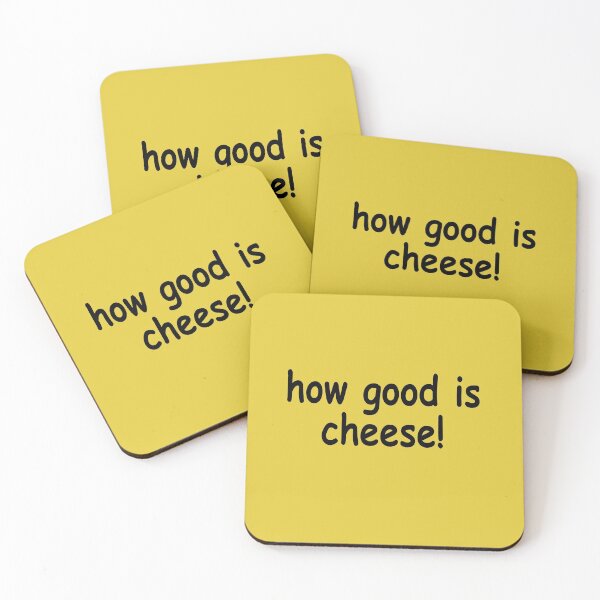 Item preview, How Good Is Cheese designed and sold by JenGo Creative.