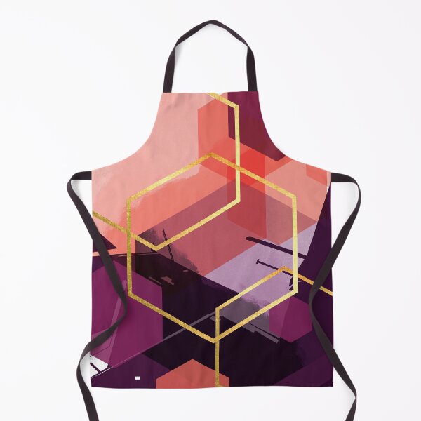 Item preview, Abstract Landscape in Magenta, Coral and Plum designed and sold by UrbanEpiphany.