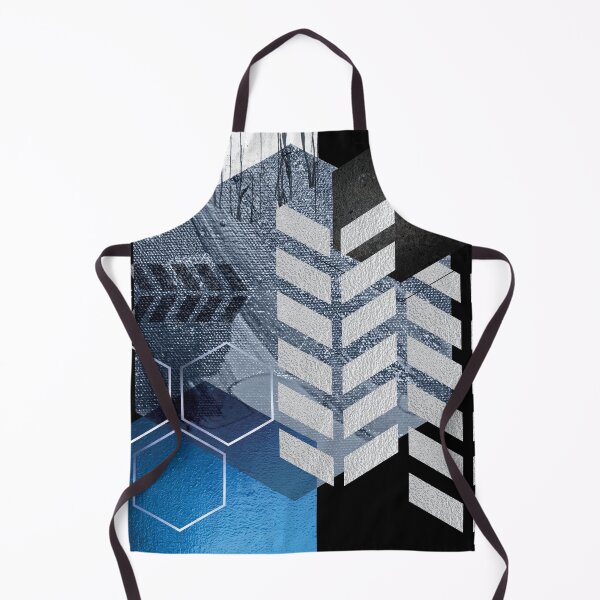 Item preview, Blue Hexagonal Geometric designed and sold by UrbanEpiphany.