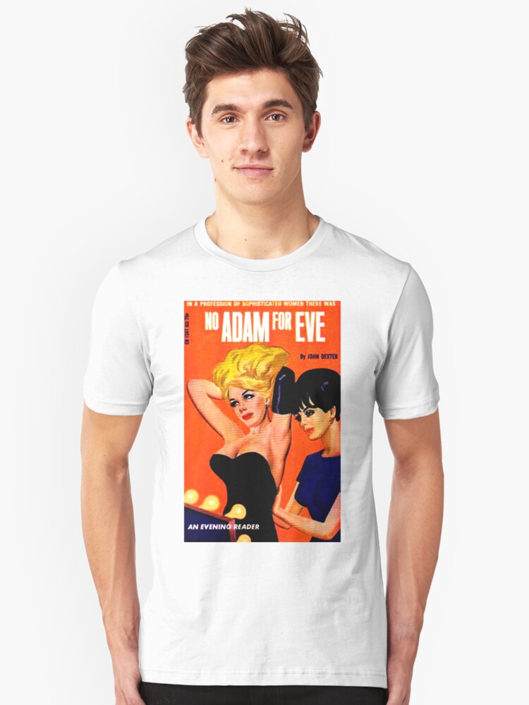 Alternate view of "No Adam For Eve" Slim Fit T-Shirt