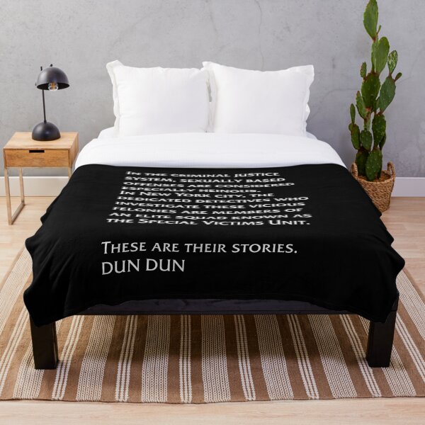 law and order svu intro Throw Blanket