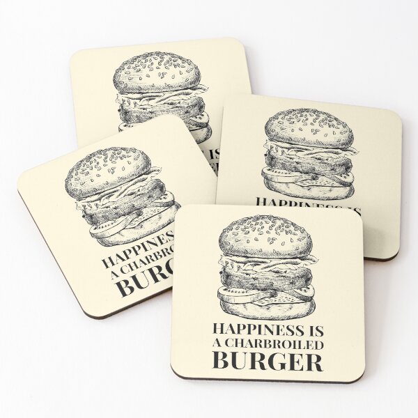 Item preview, Fresh Charbroiled Burger Quote for Grill Master Black designed and sold by Telle Garcia.