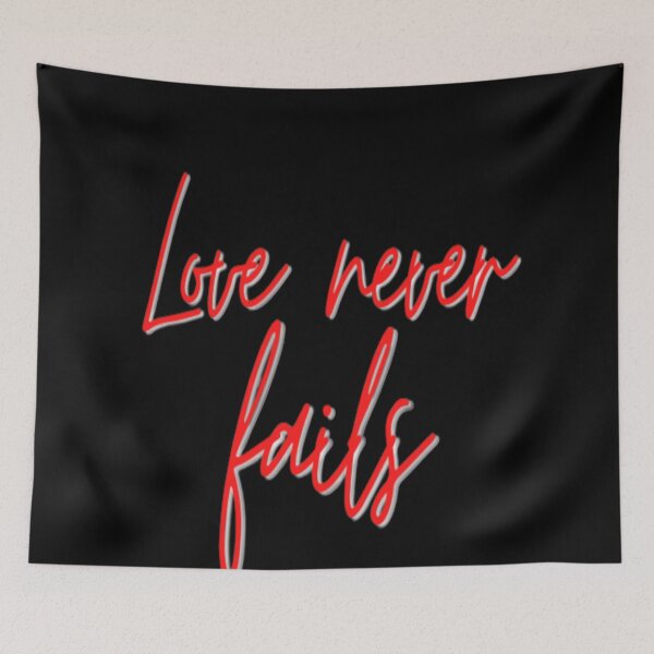 Item preview, Love never fails designed and sold by Shineyarts.