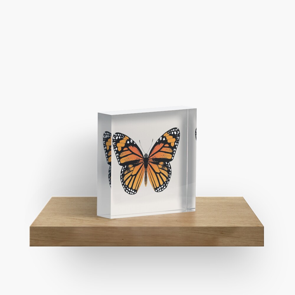 Monarch Butterfly | Vintage Butterflies | Acrylic Block