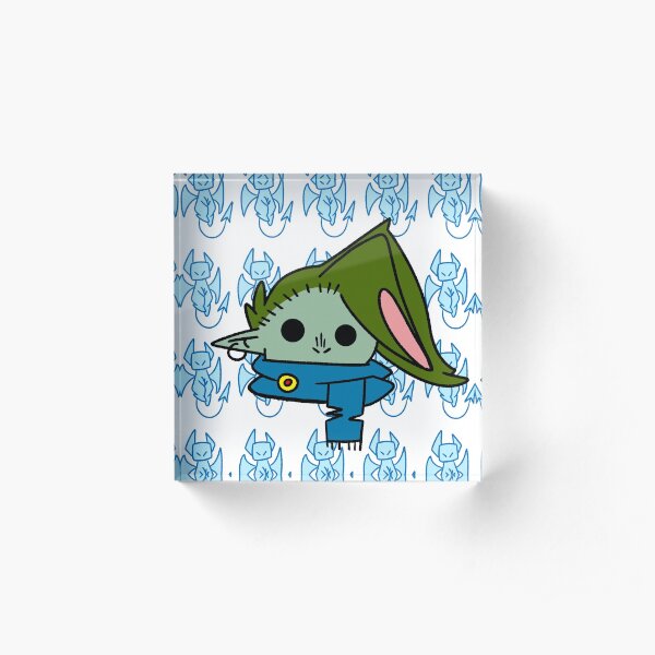 goblin boi mask 1 Acrylic Block