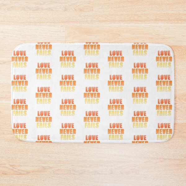 Item preview, Love Never Fails designed and sold by allisonjundt.