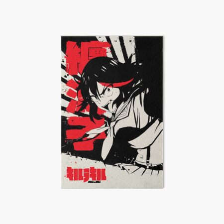 Ryūko Matoi | Kill la Kill Japanese Ink 纏 流子 Art Board Print
