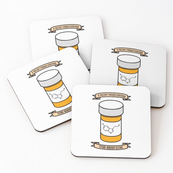 Item preview, Store-bought Serotonin is Fine designed and sold by SpookyWoosh.