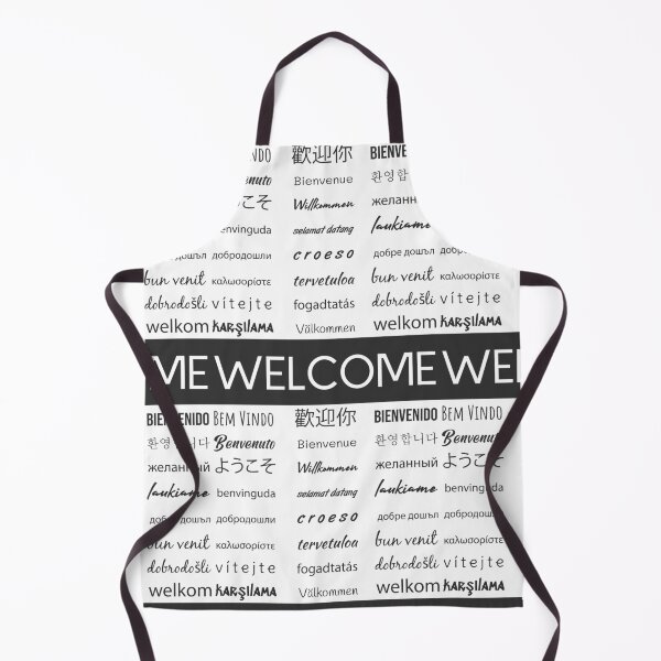 Item preview, Welcome phrase in different languages designed and sold by Minimalist Quotes and Sayings.