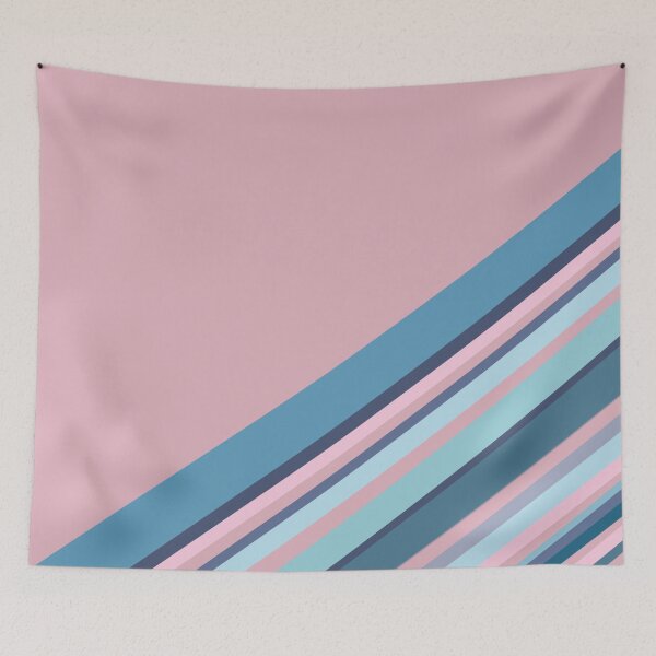 Item preview, Cute Simple Blue Corner Stripe Design designed and sold by carwalker13.