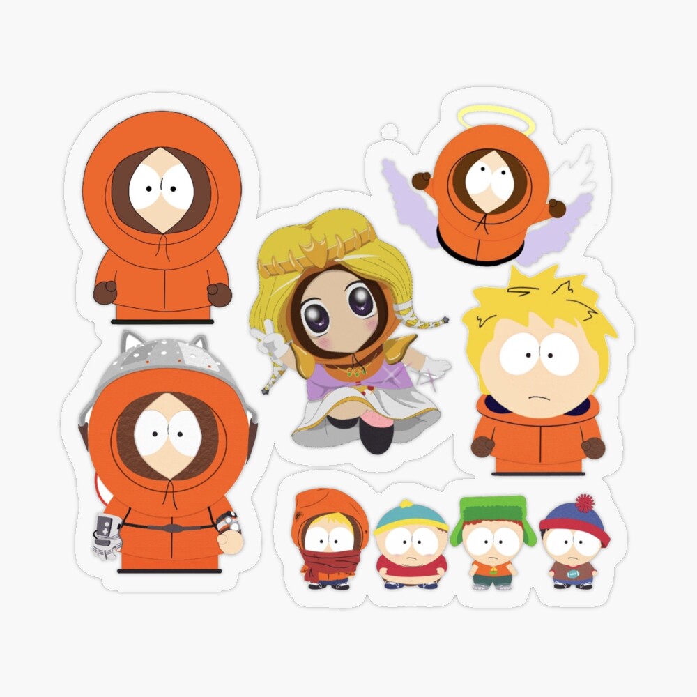 10/50pcs Cartoon Cute South Park Kenny Stickers Girl Pack Laptop