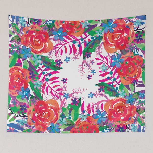 Artikelvorschau,  wilde Blumen entworfen und verkauft von The Pattern Mill.