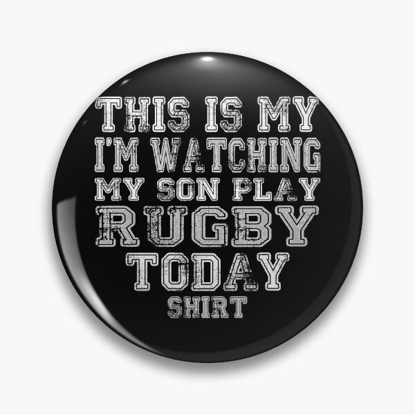 Item preview, This Is My I'm Watching My Son Play Rugby Today Shirt designed and sold by nikkidawn74.