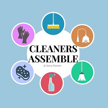 Artwork thumbnail, Cleaners Assemble Housekeeping Gift by SavvyCleaner
