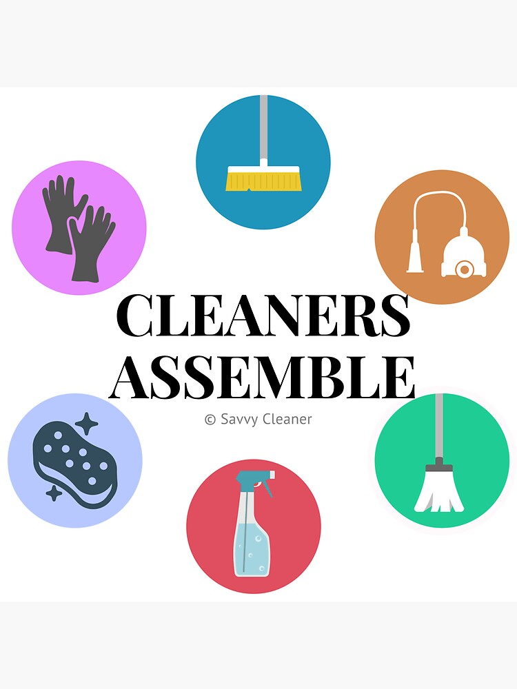 Cleaners Assemble Housekeeping Gift by SavvyCleaner