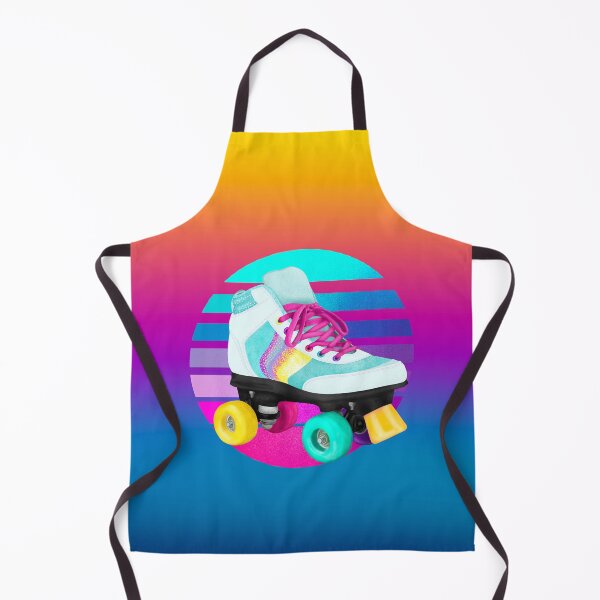 Item preview, Retro Vaporwave Vintage 80s Rollerskate designed and sold by theBlueKazoo.