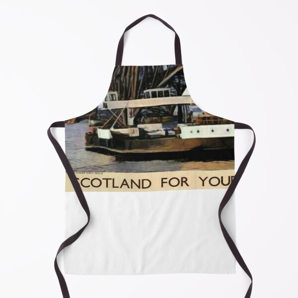 Item preview, Scotland for your Holidays vintage travel poster designed and sold by stickart-marek.