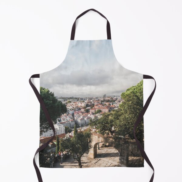 Item preview, red rooves, white houses, lisbon, portugal, skyline designed and sold by Rebecca Li.