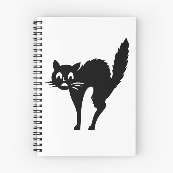 Item preview, Scared Black Cat designed and sold by Mywaymylife.