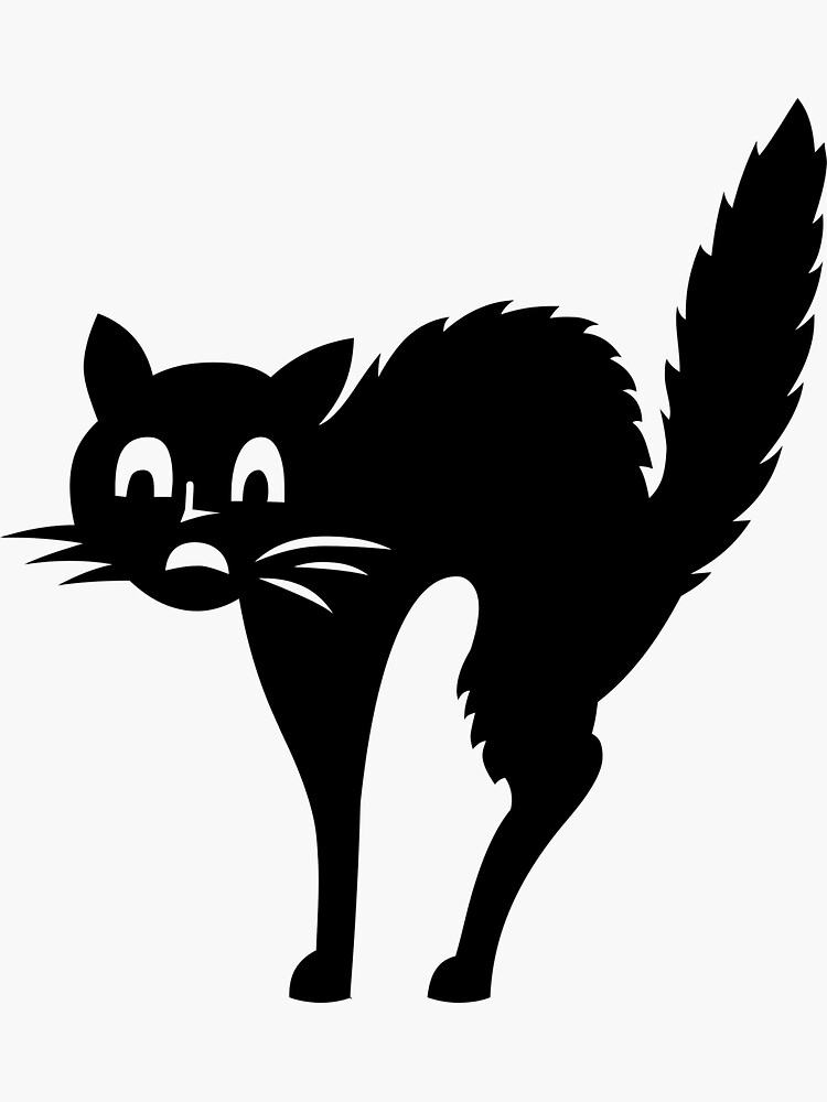 Scared cat icon. Funny gray kitten in fear