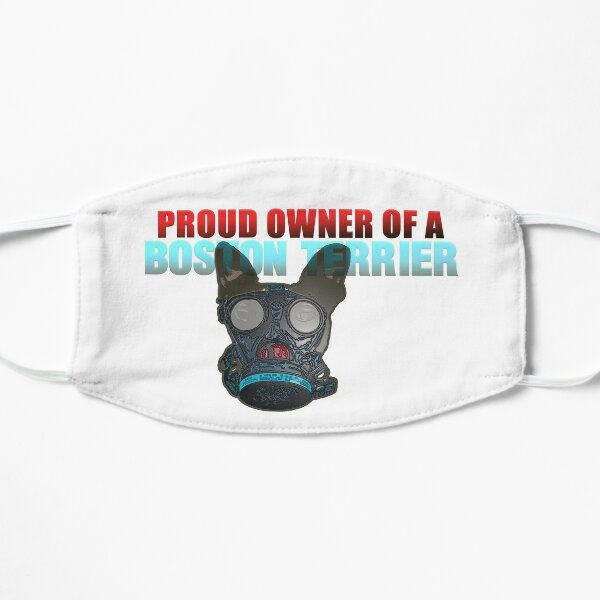 Download Boston Terrier Face Mask By Smooshface United Mask By Smooshfaceutd Redbubble PSD Mockup Templates