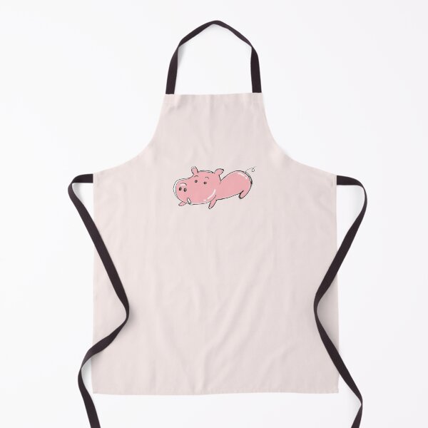 Item preview, Funny Curvey Cartoon Pig designed and sold by yazonlin.